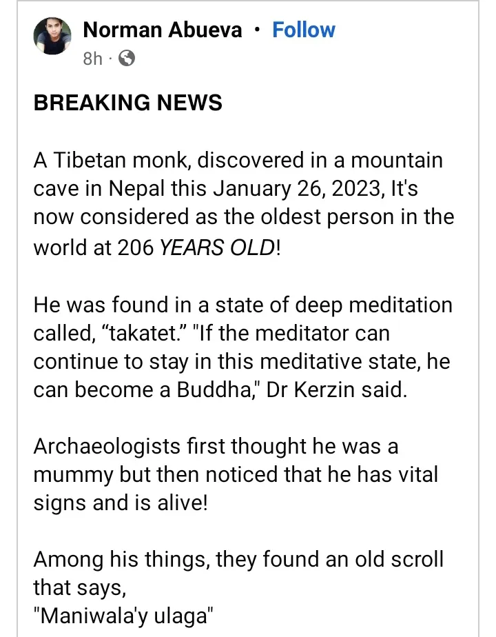 206 years old